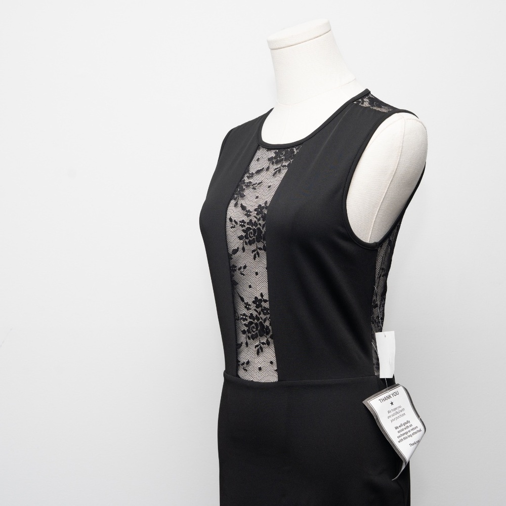 Bebe Sleeveless Lace Midi‎ Dress - Picture 6 of 10